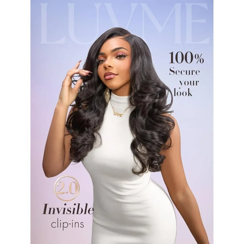 Hair Extensions Human Clip Ins Natural Black 14 in Body Wave 6Pcs